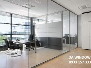 Vách kính cố định